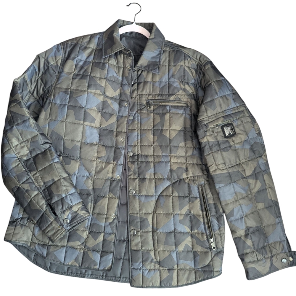 OOKPIK Men's Quilted Jacket - Camouflage